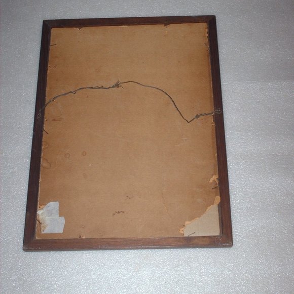 Antique wooden-framed La Mode Illustree picture - Picture 8 of 8